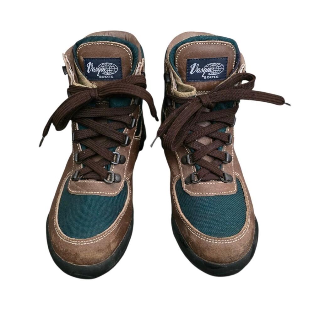 Vasque Skywalk Boots Vintage Womens Size 7.5 Narrow Leather Gore Tex Italy Made